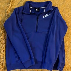 Nike purple quarter zip